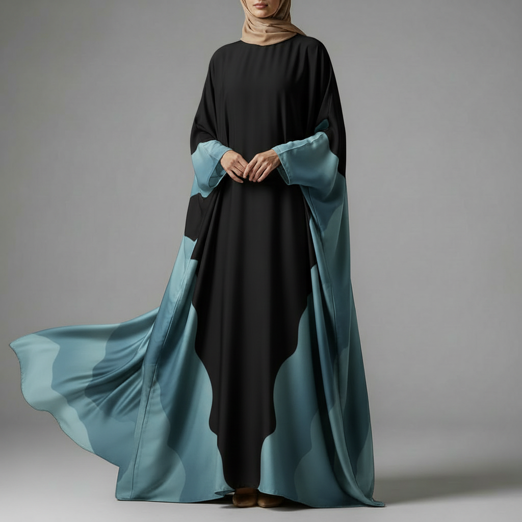 The Azure Majesty Abaya