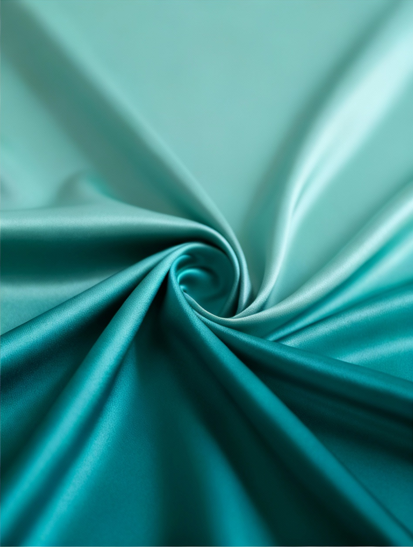 "The Emerald Dip" Ombre Satin Tie & Dye Abaya